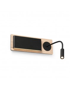 Aplique de pared con flexo LED con doble interruptor - Mood - Faro 2