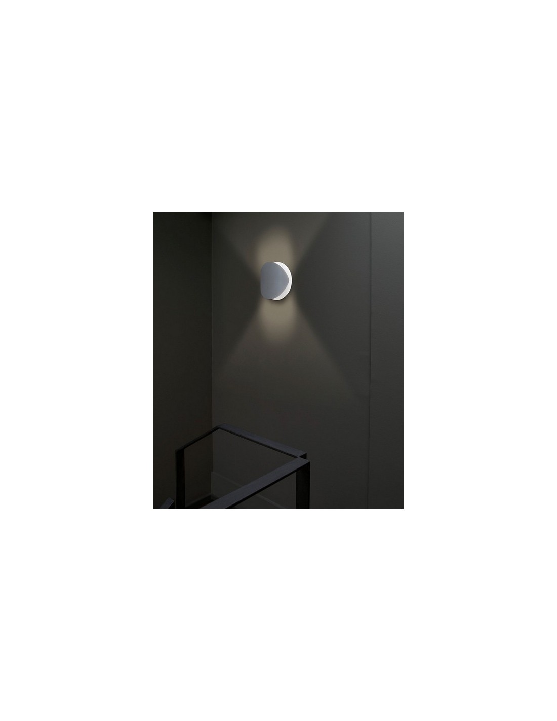 Aplique de pared moderno blanco orientable - Ovo - Faro Aplique de pared moderno blanco orientable - Ovo - Faro