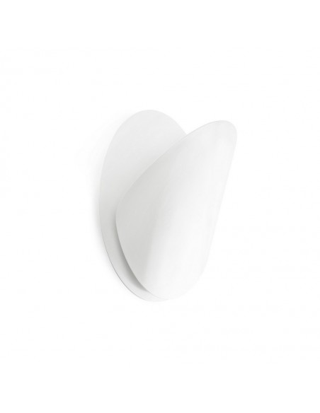 Aplique de pared moderno blanco orientable - Ovo - Faro Aplique de pared moderno blanco orientable - Ovo - Faro