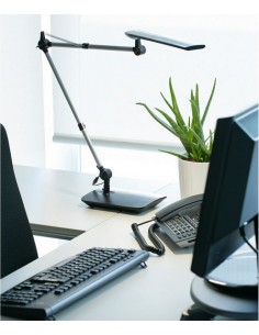 Ito table lamp - Faro - Flexible study lamp with base or clamp, adjustable LED