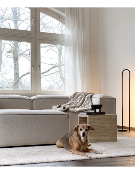 Bow floor lamp