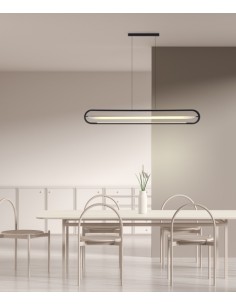 Bow suspension lamp