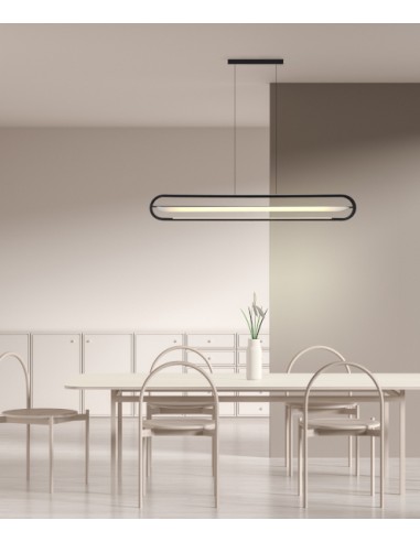 Bow suspension lamp