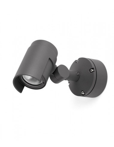 Lámpara proyector orientable color gris oscuro – Foc-1 – Faro
