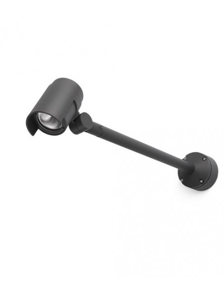 Lámpara proyector orientable color gris oscuro – Foc-2 – Faro