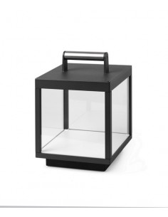 Lámpara LED portátil clásica gris oscuro – Kerala – Faro 2