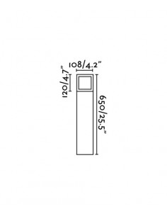 Lámpara baliza gris oscuro – Onze – Faro 2