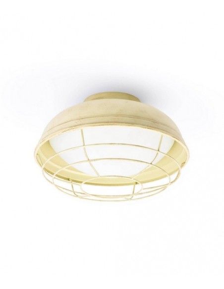 Lámpara plafón vintage disponible en dos colores – Helmet – Faro