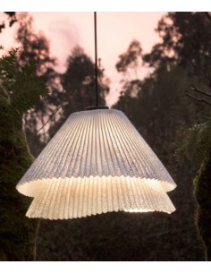 Tempo Vivace outdoor pendant light – A-emotional Light- Stainless steel mesh, 4 finishes