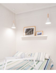 Berka pendant light - Massmi - Nordic golden lamp, cubic shade