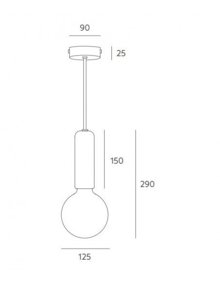 Lámpara de Techo - Bulb - Massmi