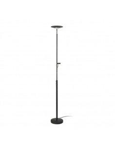 Pie de salón LED con lector en acero disponible en diferentes acabados – Lux – Pujol Iluminación 2