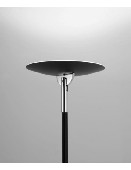 Pie de salón LED con lector en acero disponible en diferentes acabados – Lux – Pujol Iluminación