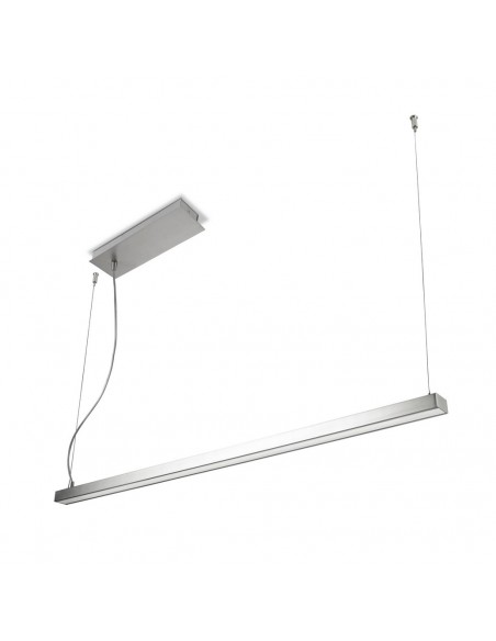 Lámpara colgante forma rectangular en 3 acabados – Prim – Pujol Iluminación