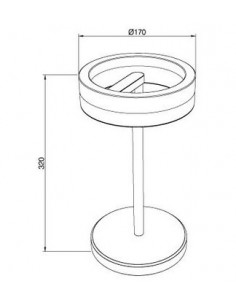 Lámpara de sobremesa LED circular varios acabados – Circular – Pujol Iluminación 2