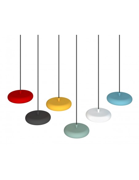 Lámpara colgante LED de acero disponible en diferentes colores – Boina – Pujol Iluminación