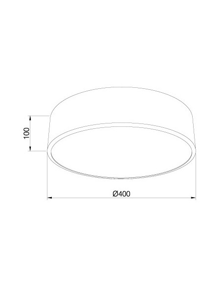Plafón de techo LED en aluminio y disponible en 2 acabados y 3 dimensiones – Plafo – Pujol Iluminación