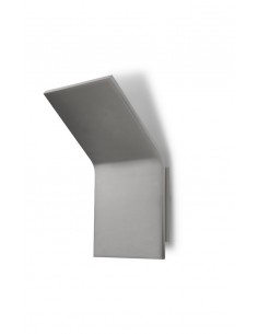 Aplique de pared LED en aluminio níquel mate 3000K - Plasma - Pujol Iluminación 2