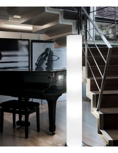 Lámpara de pie de pergamino poliester regulable 150 cm - Giravolt - Pujol Iluminación