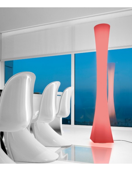 Lámpara de pie de salón LED con regulación RGB hasta 11 programas de color - Masai Interior - Pujol Iluminación