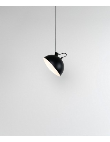 Lámpara colgante de metal negro 1 luz - Nod – Milan