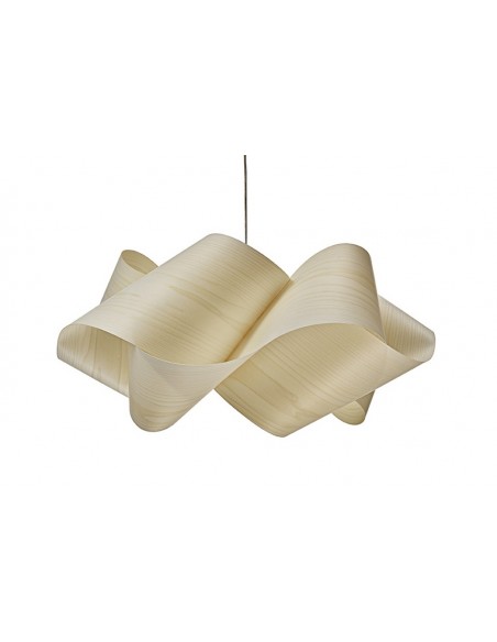Lámpara de suspensión de madera natural disponible en 11 colores 2 medidas - Swirl - LZF