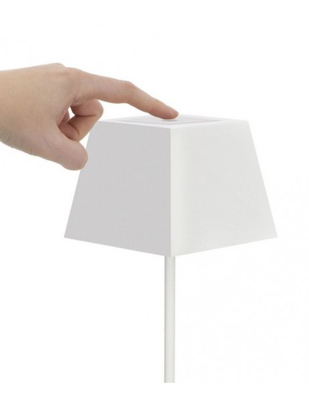 Lámpara portátil de exterior blanca Litta Square – Dopo – Novolux Lighting