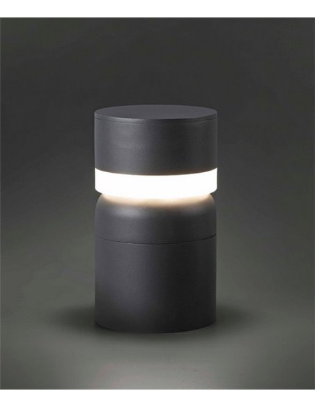 Lámpara baliza LED gris oscuro – Sete – Faro