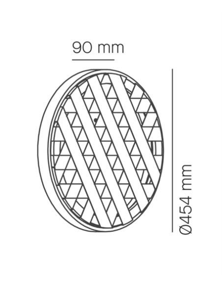 Aplique de pared Loom - Milán