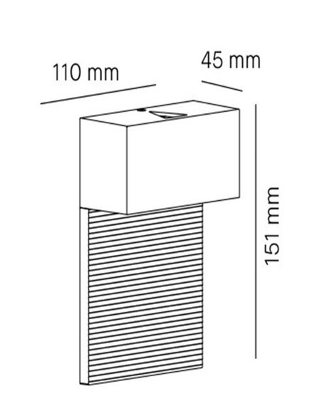 Aplique de pared Mini – Milán