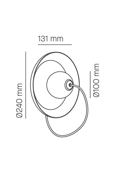 Aplique de pared Wire – Milán