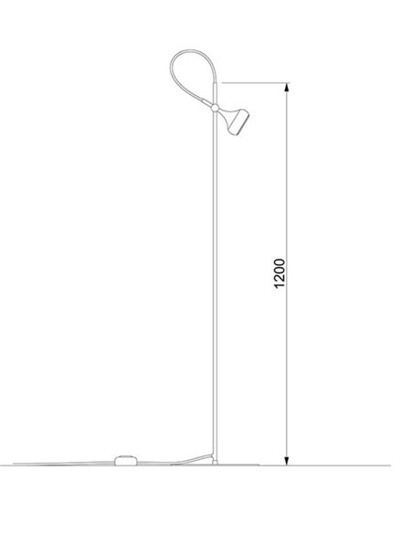Lámpara de pie para salón Mini Maxi – Pujol Iluminación