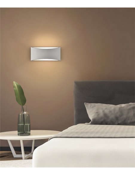 Aplique de pared de escayola blanca – Dana – ACB Iluminación