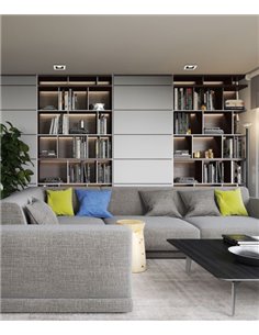 Empotrable de techo de metal blanco 2luces - San - ACB Iluminación 2