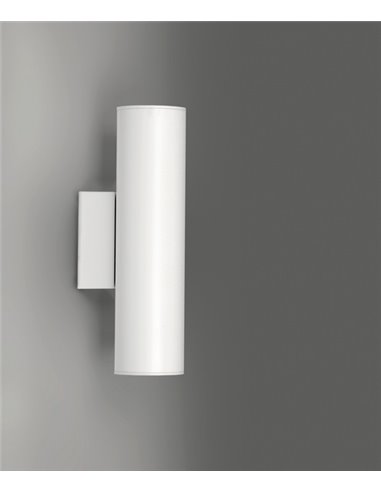 Aplique de pared LED Ø 4 cm y 15,3 cm de alto de acero en 2 acabados regulable 2700K – Haul – Milan