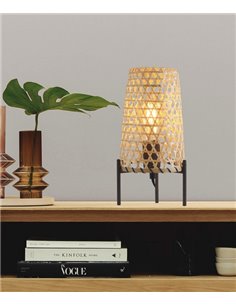 Lagoa table lamp - AJP - Bamboo table lamp with tripod