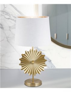 Oris table lamp - AJP - Golden decorative lamp