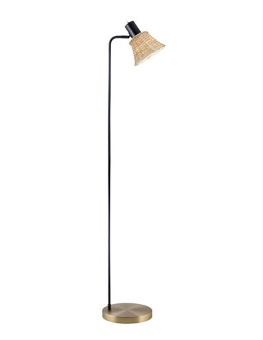 Lámpara de pie de mimbre Mastella – AJP