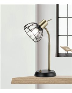 Bermeo desk light - AJP - Black cage table lamp