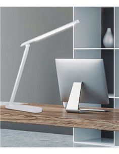 Karim desk lamp - AJP - Foldable and swivelling LED lamp, 3 brightness intensities