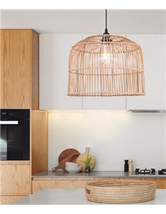 Bento pendant light - AJP - Natural rattan cage light