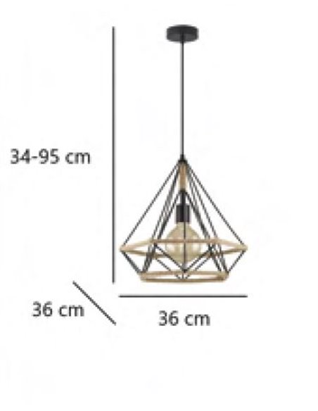 Colgante de techo de cuerda Albar – AJP