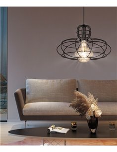 Matera pendant light - AJP - Black cage light