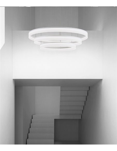 Lámpara colgante Circ 60 + 80 + 100 cm – Leds C4