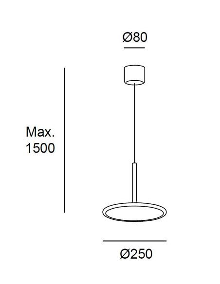 Lámpara colgante Net – Leds C4
