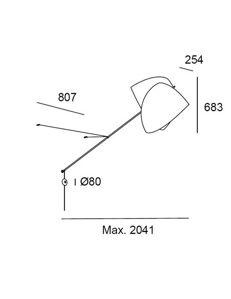 Aplique de pared Voiles – Leds C4