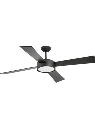 Hydra black ceiling fan with LED...