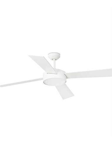 Hydra white ceiling fan with LED...