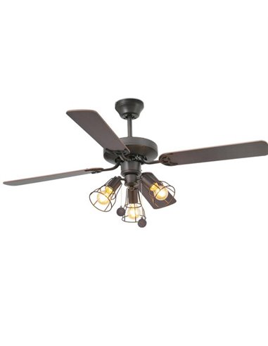 Yakarta brown ceiling fan with light...