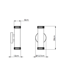 Aplique de pared Pipes 2